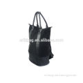 GYM Canvas Tote Bag With PU Decoration